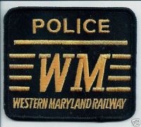 Western Maryland Railway Police 